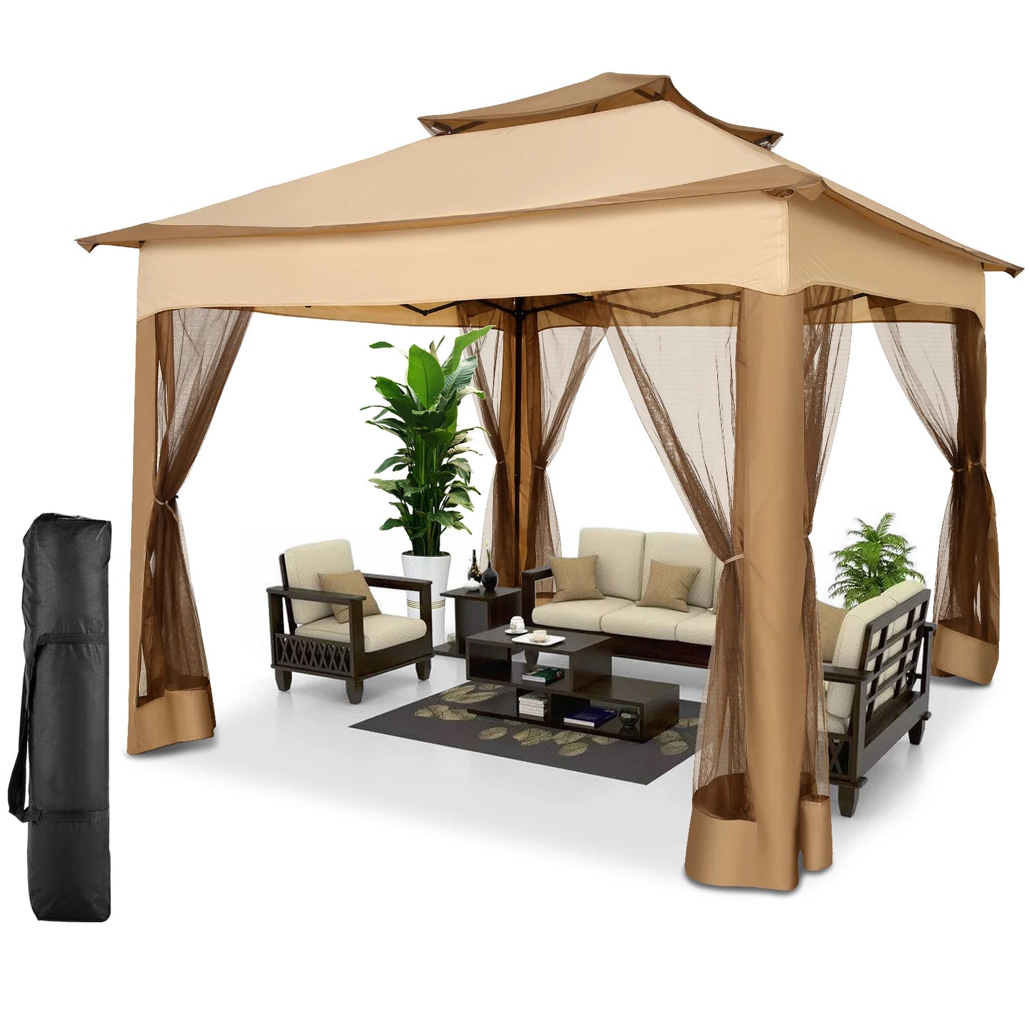 Cobizi Pop Up Gazebo With Mosquito Netting