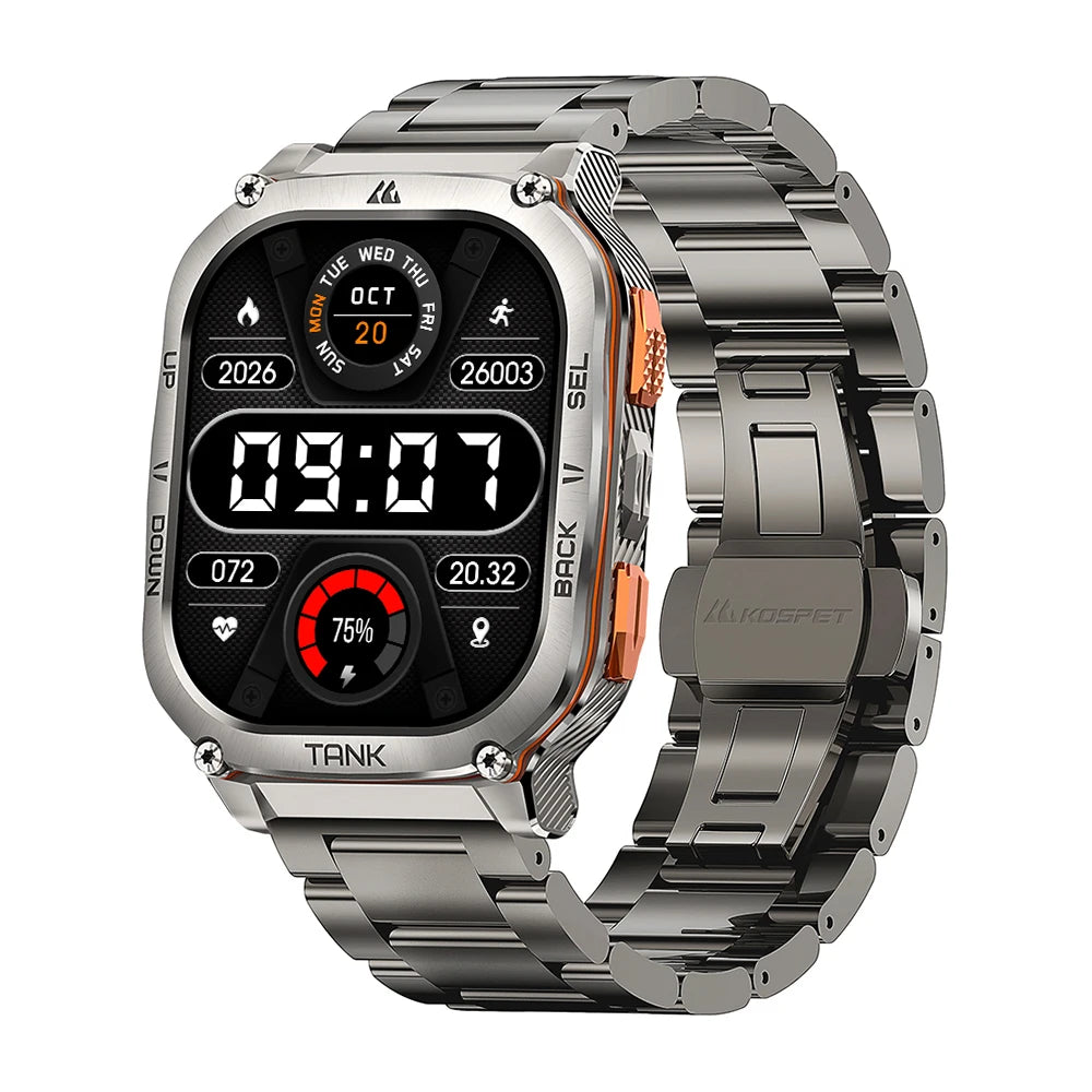 KOSPET Tank M3 Ultra AMOLED GPS Smartwatch For Men