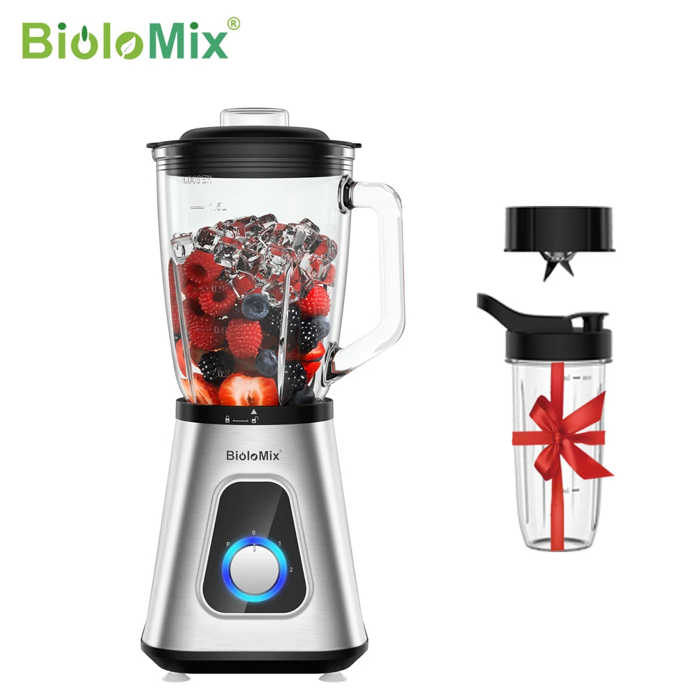 Biolomix 1300W Personal Blender Glass Jar