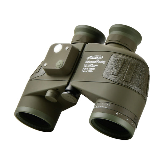 HD Marine Binoculars With Rangefinder Compass BAK4 Prism