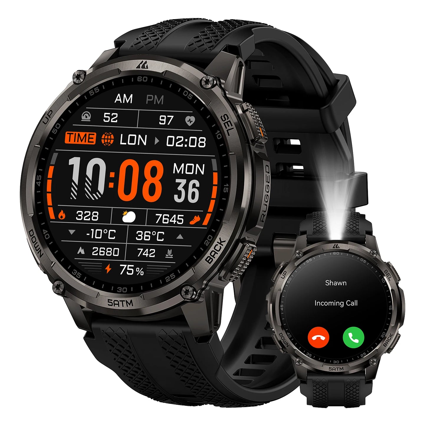 Kospet Tank T4C Smartwatch Outdoor Rugged GPS