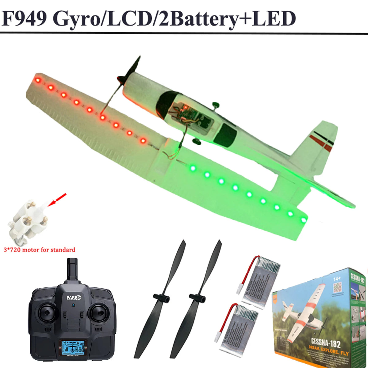 WLtoys F949 RC Airplane With Gyroscope