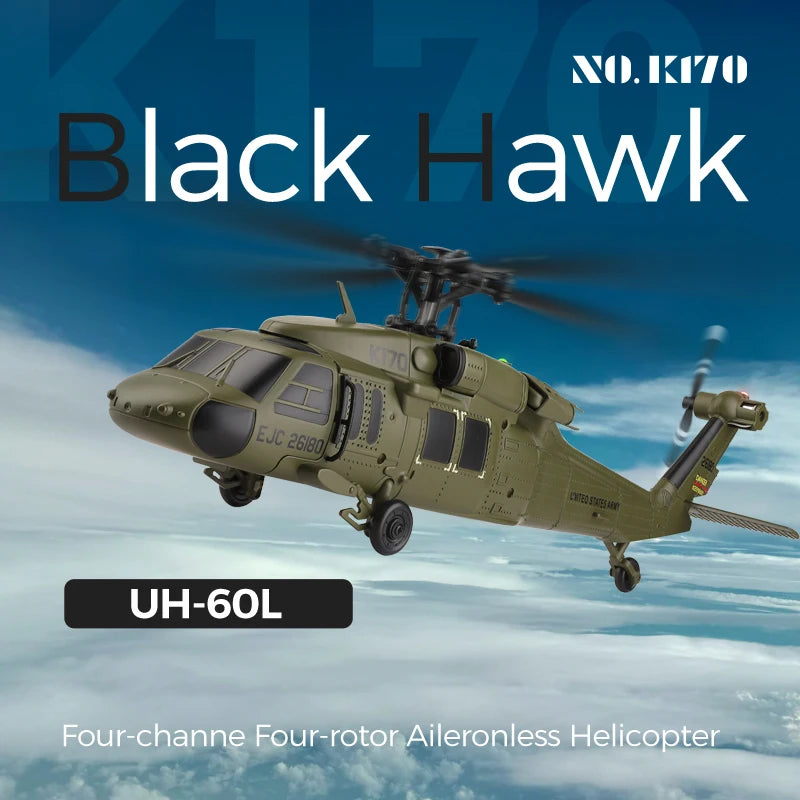 Wltoys K170 RC Helicopter Brushless UH60L