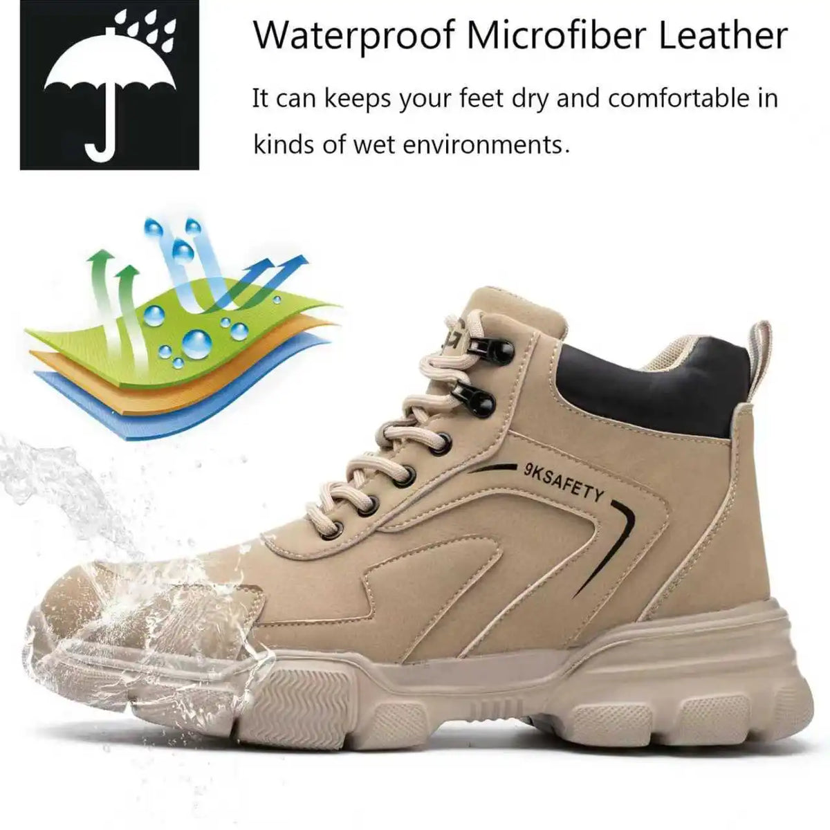 Lightweight Anti Puncture Work Safety Boots