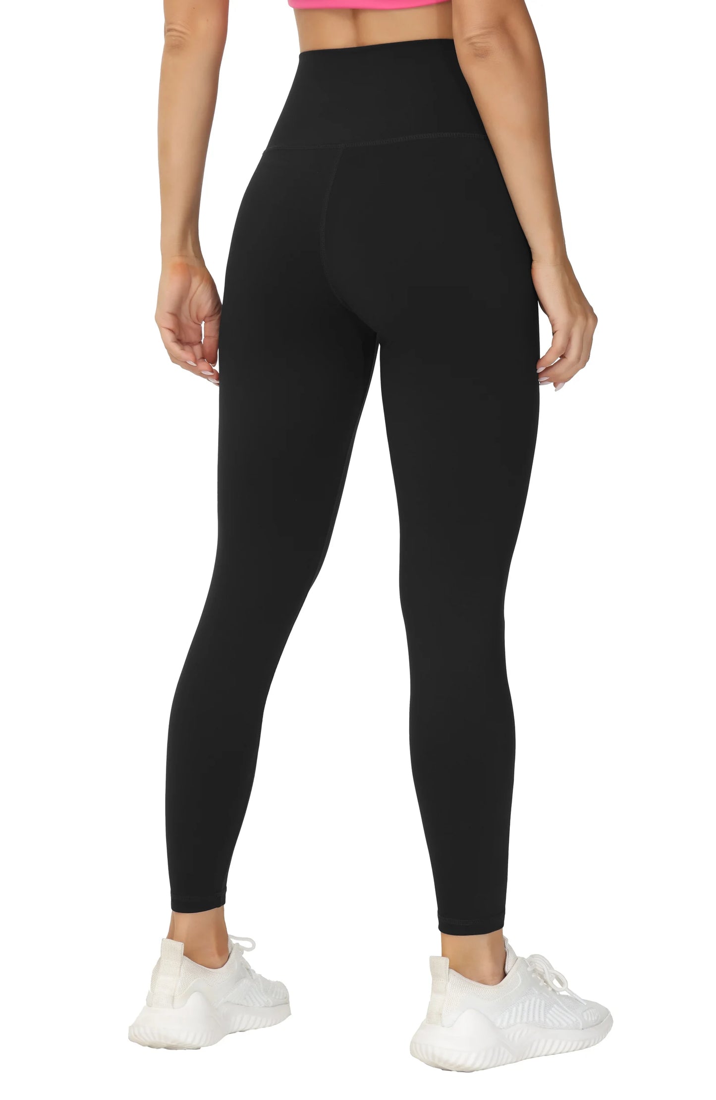 THE GYM PEOPLE Women‘’s V Cross Waist Yoga Leggings with High Waisted Tummy Control