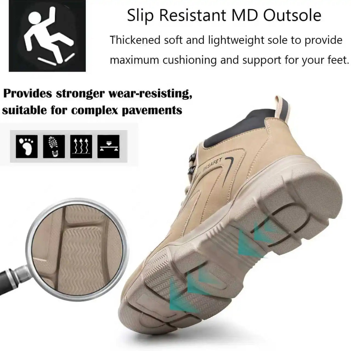 Lightweight Anti Puncture Work Safety Boots