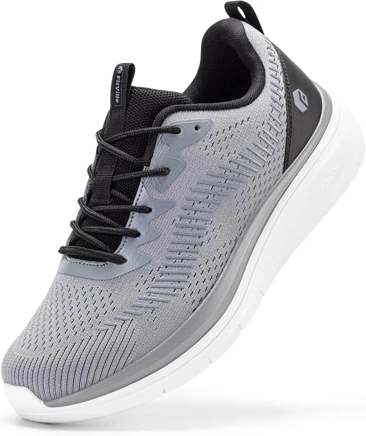 Fitville Men's Wide Orthopedic Walking Sneakers