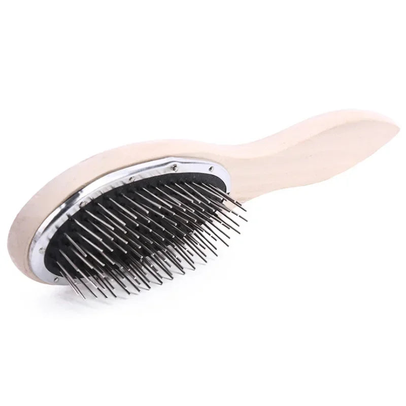 Professional Brush For Wig Anti Static Steel Comb for Tangle Hair Extensions Training \;[-