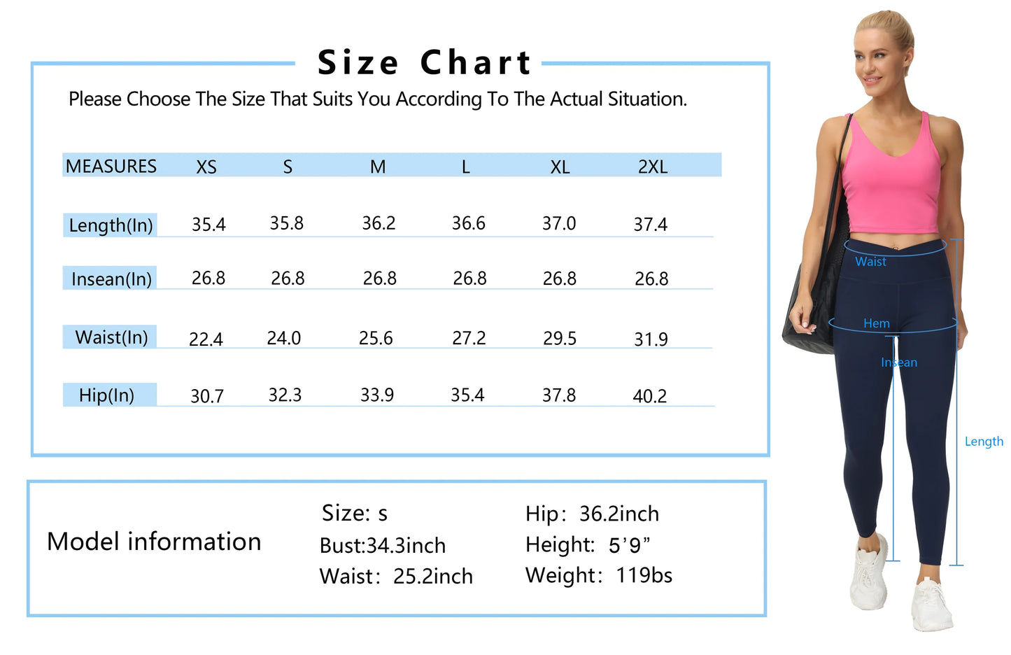 THE GYM PEOPLE Women‘’s V Cross Waist Yoga Leggings with High Waisted Tummy Control