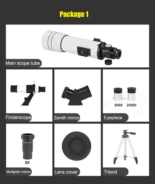 BORWOLF 70400 Professional High-definition Astronomical Telescope 333X To See The Moon and Stars Bird Watching Monocular