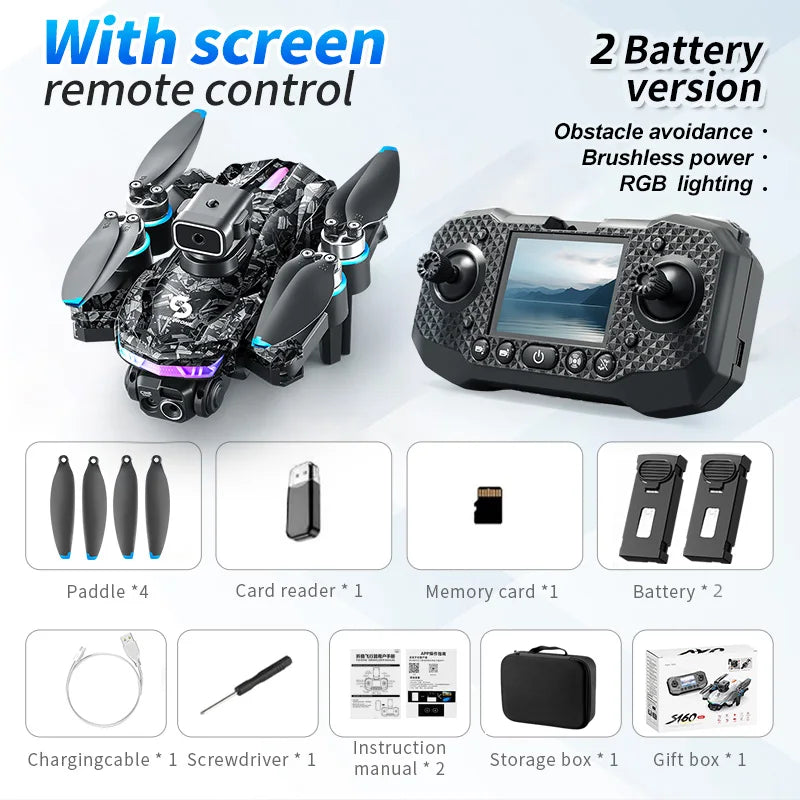 ZNLYRION RC Drone With Brushless Motors And Dual HD Camera
