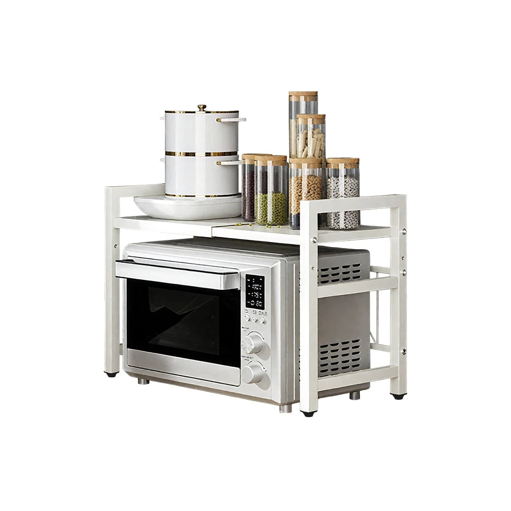 Expandable Microwave Shelf Organizer Rack