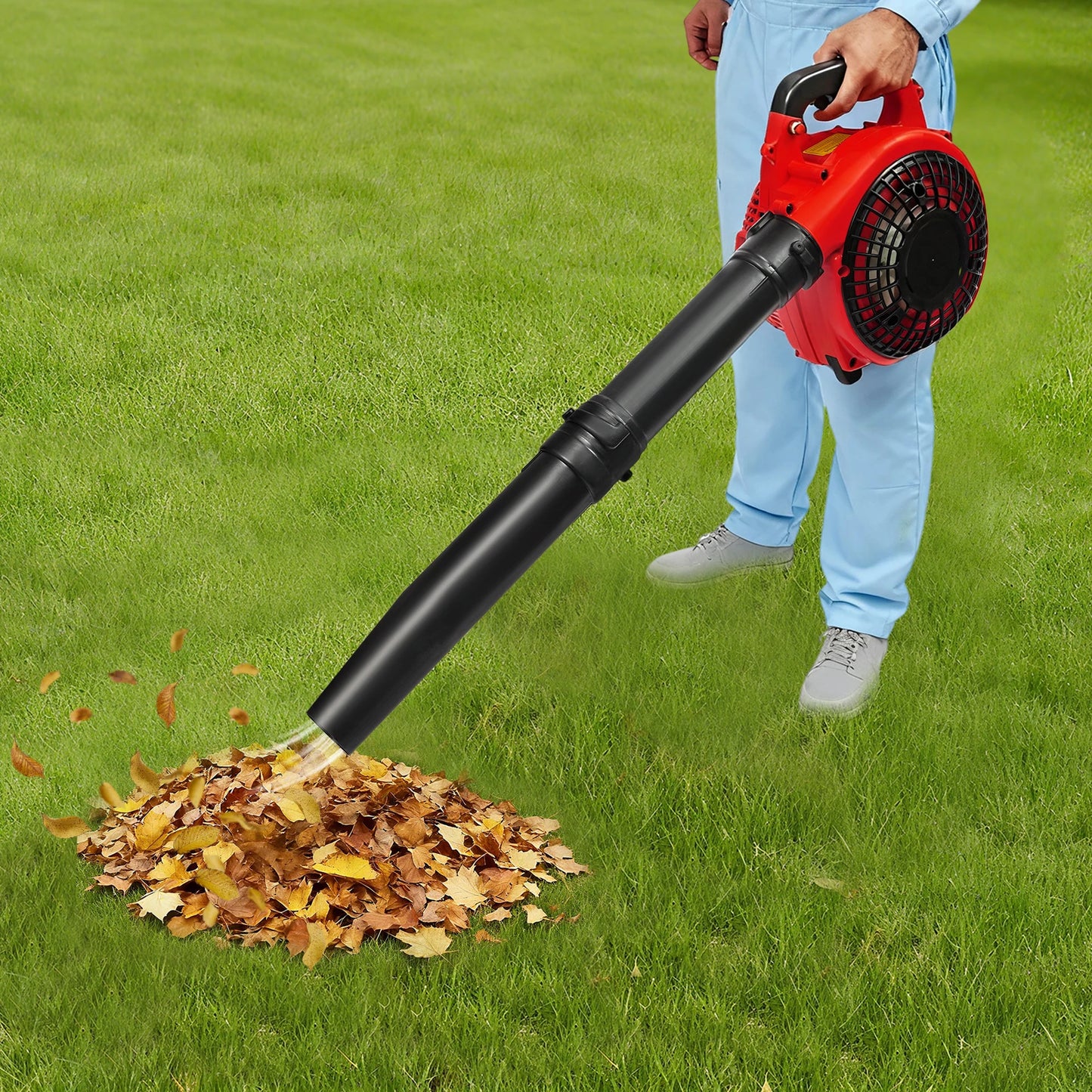 Snow Blower, Fuel-powered Snow Blower, Flame-retardant Pipe Blower with Electronic Ignition, Large Tank Blower for Home and Greenhouse Maintenance