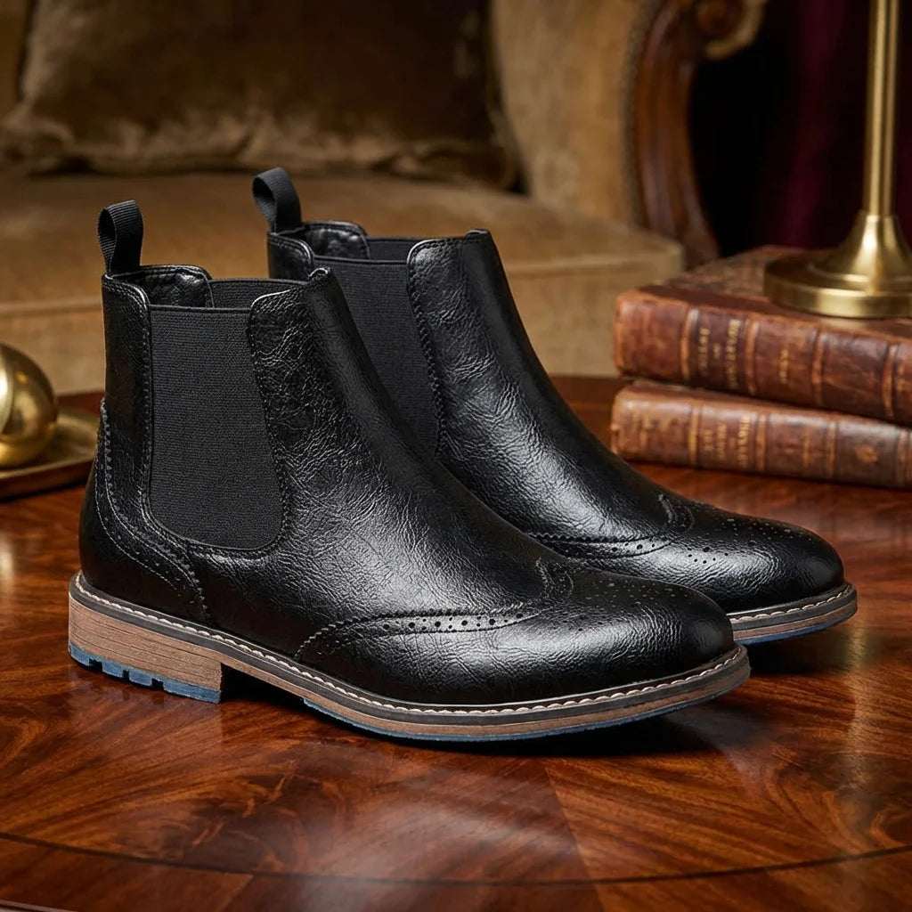 Chelsea Boots Men Brand 2026 Casual Comfortable Retro Fashion Chelsea Boots