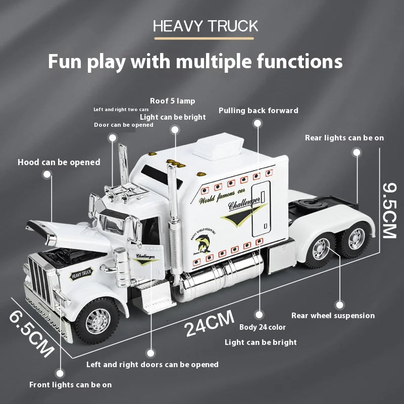 Modelgt Peterbilt 389 Diecast Truck With Lights And Sound