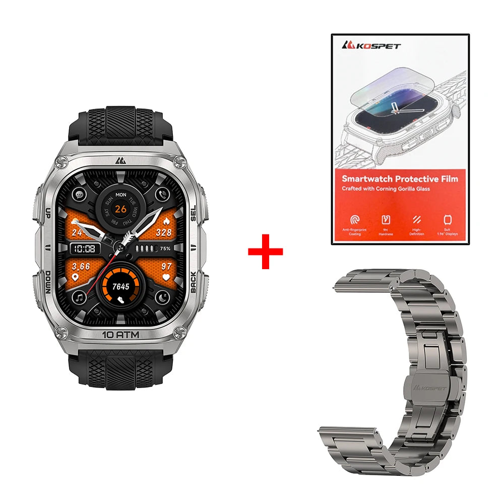 KOSPET Tank M4 Smartwatch GPS 10ATM Waterproof