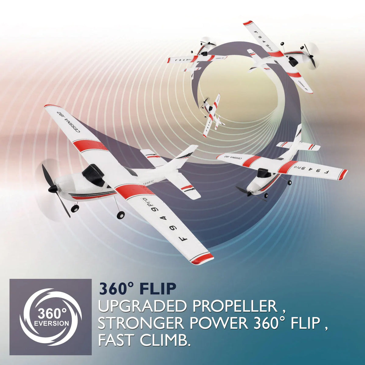 WLtoys F949 RC Airplane With Gyroscope